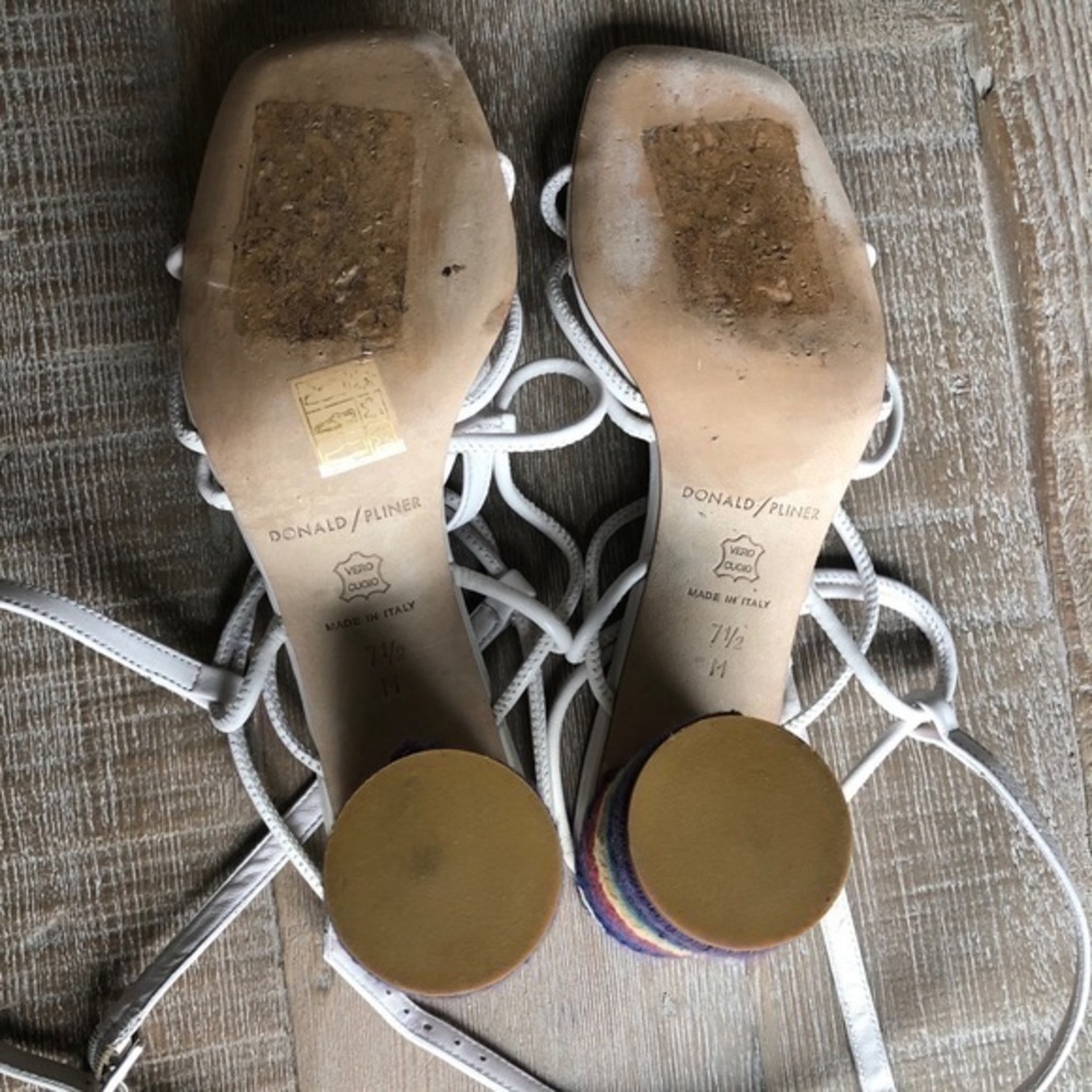 DONALD PILNER Wesli Rainbow Strappy Sandal 7.5 - Picture 9 of 12